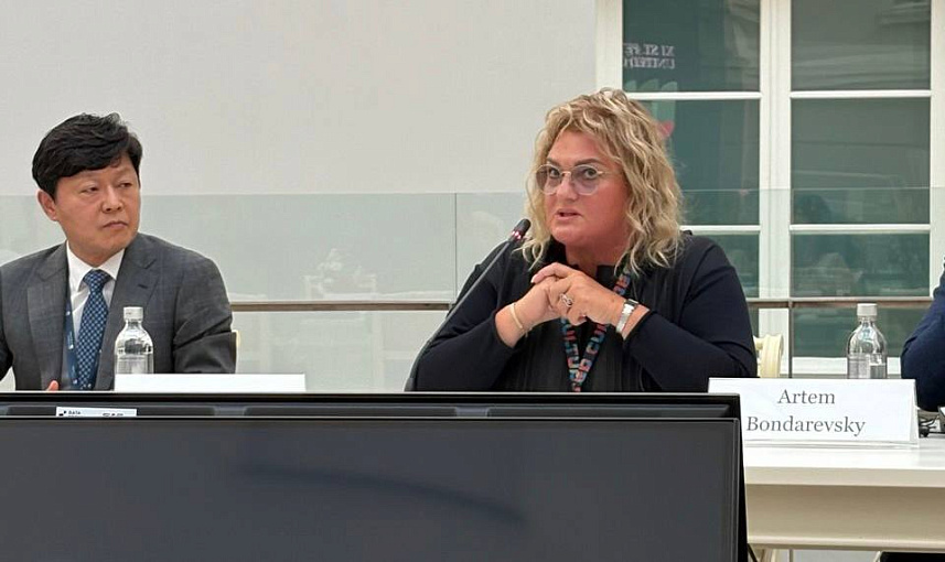 Karina Tsaturova takes part in XI St Petersburg International United Cultures Forum