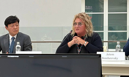 Karina Tsaturova takes part in XI St Petersburg International United Cultures Forum